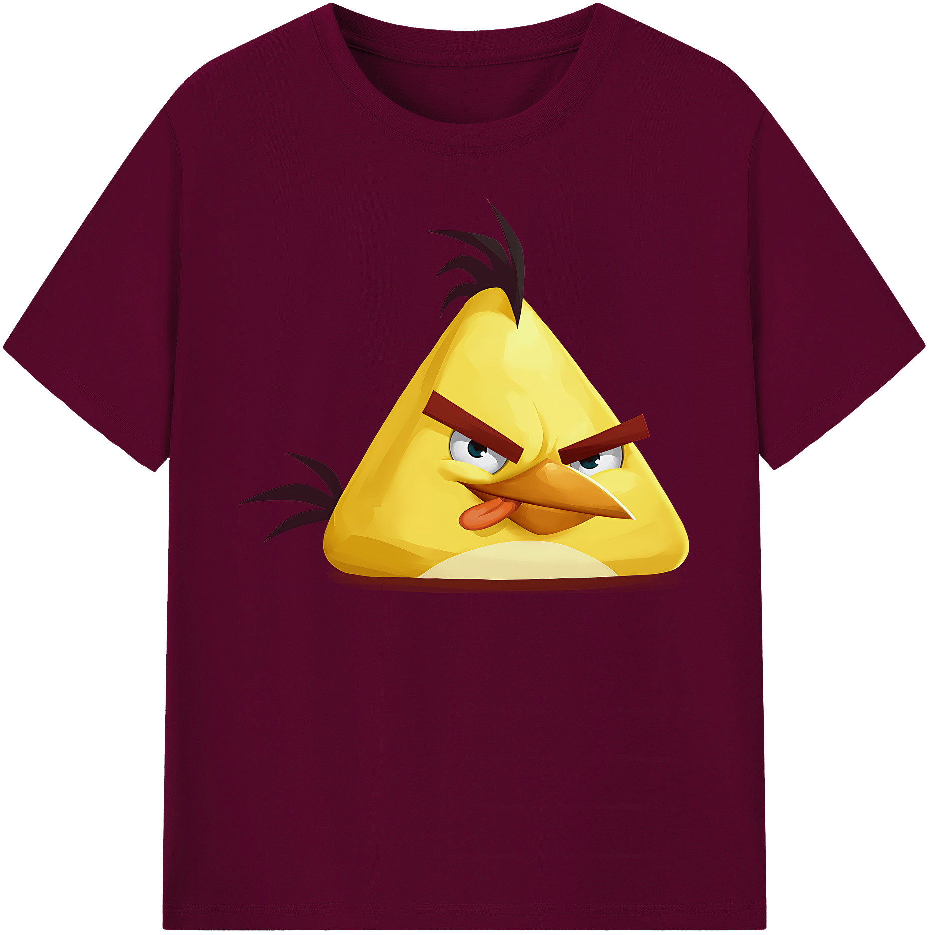 （画像用） Angry Birds アングリーバード レディースカジュアルプリントTシャツ（綿100％）